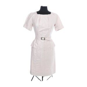 Vintage Christian Lacroix Pousierre Belted Short Sleeve Peplum Dress Size 38